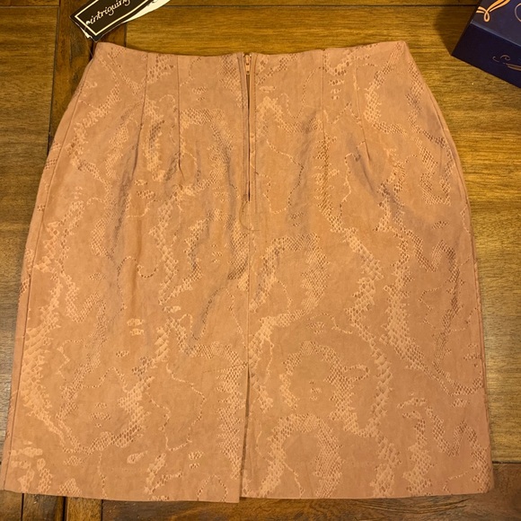 NWT Vintage Intriguing Threads Brown Skirt - Picture 2 of 5